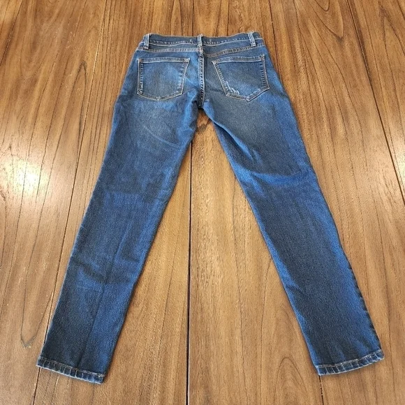 free people ankle skinny straight crop low rise y2k jeans size 25 - Picture 11 of 13